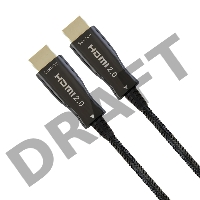 Активный оптический кабель HDMI Cablexpert, 100м, v2.0, 19M/19M, AOC Premium Series, позол.разъемы, экран, коробка