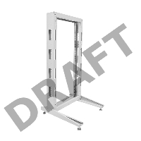 Стойка однорамная ЦМО СТК-33 33U 600ммX600мм направл.закл.гайки 180кг серый