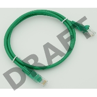Сетевое оборудование  Patchcord molded 5E Copper 1m Green