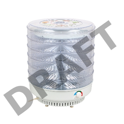 Сушилка для овощей Великие реки Ветерок-2 У, 6 поддонов, в гофротаре, прозрачный