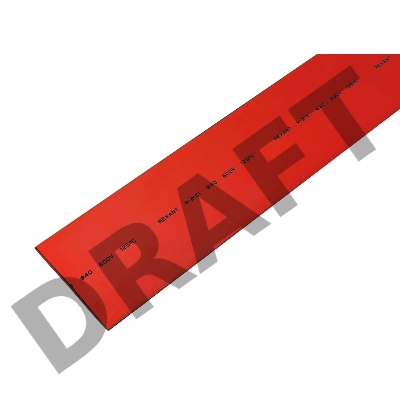 Трубка термоусадочная 40.0/20.0 1м красн. Rexant 24-0004