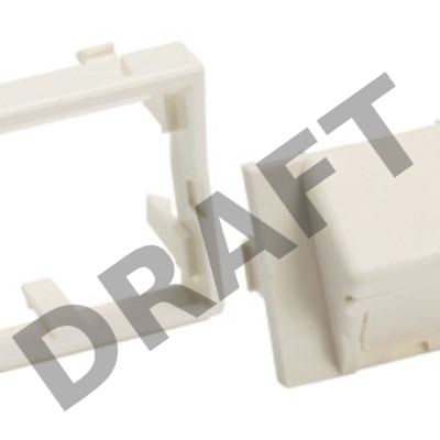 Панель лицевая Panduit CFPFS1SAW Mosaic белый арктический центр. накл. с засл. на 1 модуль наклонная+ Рамка 45x45 Панель лицевая Panduit CFPFS1SAW Mosaic белый арктический центр. накл. с засл. на 1 модуль наклонная+ Рамка 45x45