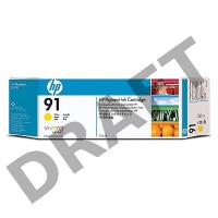 Картридж струйный HP №91 C9469A желтый для HP DJ Z6100 (775мл)