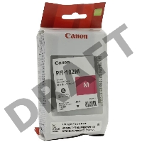 Картридж струйный Canon PFI-102M (0897B001) пурпурный, 130 мл., для imagePROGRAF iPF605, iPF610., iPF650, iPF655, iPF710, iPF755, LP17, iPF510