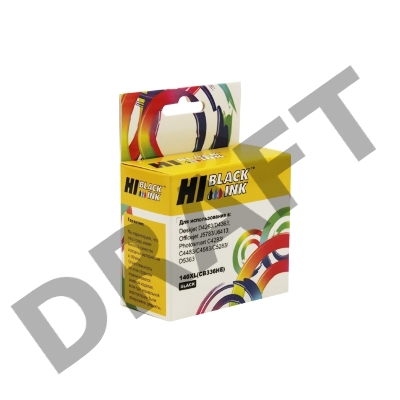 Расходные материалы Hi-Black CB336HE Картридж для HP PS C4283/C5283/D5363/J5783/J6413/D4263, №140XL, BK, 1000 стр.   