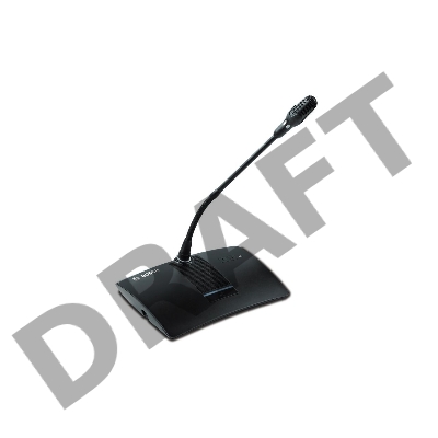 Пульт [F01U251475] BOSCH [DCN-DS] настольный дискуссионный с микрофоном на короткой шее, НОВОГО ДИЗАЙНА