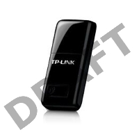 Сетевой адаптер TP-Link SOHO TL-WN823N Беспроводной USB мини адаптер 300Мбит/с стандарта N c кнопкой QSS(Realtec)