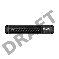 Источник бесперебойного питания APC Smart-UPS SRT, 1000VA/1000W, On-Line, Extended-run, Black, Rack 2U (Tower convertible), Black