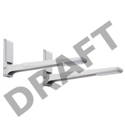 Кронштейн для СВЧ Holder MWS-2003 белый макс.40кг настенный фиксированный