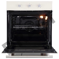 Духовой шкаф встраиваемый полноразмерный Evelux EO 620 I, 60 см, 8 режимов, 65л, бежевое стекло