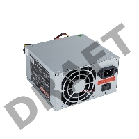 Блок питания 500W Exegate AB500, ATX, SC, 8cm fan, 24p+4p, 3*SATA, 2*IDE, FDD + кабель 220V с защитой от выдергивания