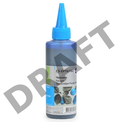 Чернила Cactus CS-EPT6732 голубой (100мл) Epson L800