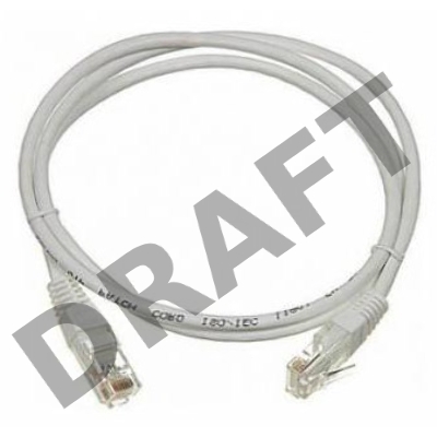 Кабель Patch cord Lanmaster LAN6-45-45-3.0-GY 3м UTP Cat 6 Grey