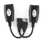Кабель Gembird UAE-30M USB 2.0 кабель удлинительный AM/AF/RJ45Fx2  по витой паре