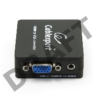Переходник Gembird\Cablexpert Конвертер HDMI->VGA, t DSC-HDMI-VGA-001, HD19FxHD15F (DSC-HDMI-VGA-001)