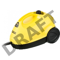 Пароочиститель напольный Karcher EasyFix SC 2 1500Вт желтый/черный