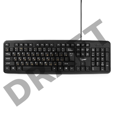 Клавиатура Gembird KB-8320U-BL черный {USB, 104 клавиши}