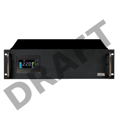 Источник бесперебойного питания Powercom King Pro RM KIN-2200AP LCD 1320Вт 2200ВА черный