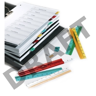 Табуляторы Durable 840319 прозрачный трехстрочные (упак.:5шт)