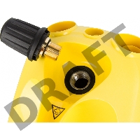 Пароочиститель напольный Karcher EasyFix SC 2 1500Вт желтый/черный