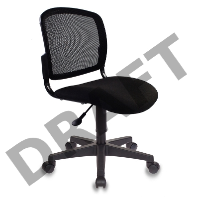 Кресло Бюрократ CH-296NX/15-21 спинка сетка черный сиденье черный 15-21