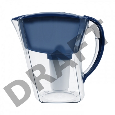 Фильтр Кувшин Аквафор Аквамарин синий,  Объем 3,8л/1,7л (воронка). Ресурс 350л, модуль A5. Энциклопа