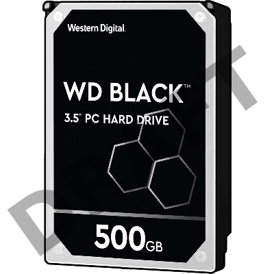 Жесткий диск Western Digital Original SATA-III 500Gb WD5003AZEX Caviar Black (7200rpm) 64Mb 3.5