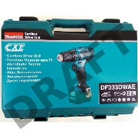 Дрель-шуруповерт Makita DF333DWAE аккум. патрон:быстрозажимной (кейс в комплекте)