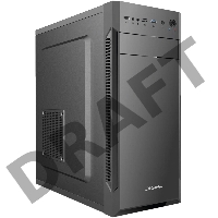Корпус Digma DC-ATX201-U3 черный без БП ATX 2xUSB2.0 audio