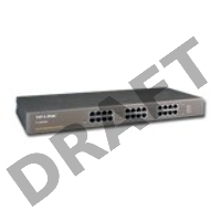 Сетевой коммутатор  TP-Link SMB  TL-SG1024 Коммутатор 24LAN 10/100/1000Mb/s Unmanagersd Gigabit Rackmount Switch