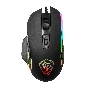 Мышь Qumo Pantheon M50, проводная, оптическая, 7 кнопок, подсветка RGB, 1200/1600/2400/3200  dpi
