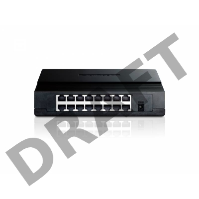Коммутатор TP-Link SMB TL-SF1016D Коммутатор 16-port 10/100M Desktop Switch, 16 10/100M RJ45 ports, Plastic case