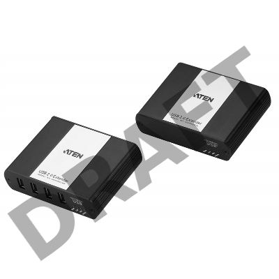 Удлинитель  KVM CAT.5 USB 2.0 EXTENDER W/EU ADP.