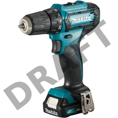 Дрель-шуруповерт Makita DF333DWAE аккум. патрон:быстрозажимной (кейс в комплекте)