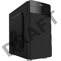 Корпус Digma DC-MATX104-U2 черный без БП mATX 1x80mm 1x92mm 2x120mm 2xUSB2.0 audio