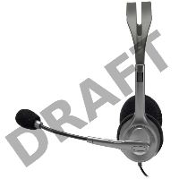 Гарнитура Logitech Headset H110 black (981-000472)