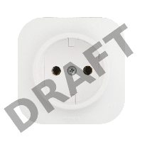 Розетка Legrand 782210 без заземления без шторок (Белая)