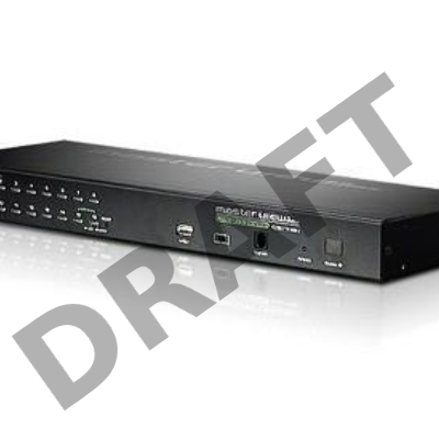 Переключатель KVM ATEN CS1716i-AT-G 16-портовый PS/2-USB KVM Over the NET переключатель c доступом c локального и удаленых рабочих мест.
