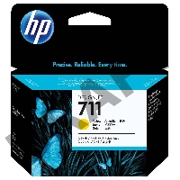 Картридж струйный HP №711 CZ136A желтый x3уп. для HP DJ T120/T520 (29мл)