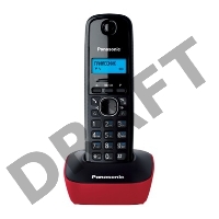 Телефон Panasonic KX-TG1611RUR (красный) {АОН, Caller ID,12 мелодий звонка,подсветка дисплея,поиск трубки}