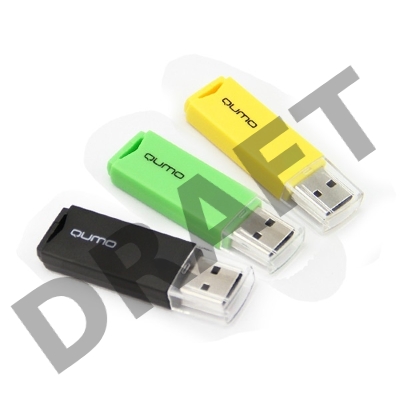 Флеш Диск USB 2.0 QUMO 32GB Tropic Green QM32GUD-TRP-Green