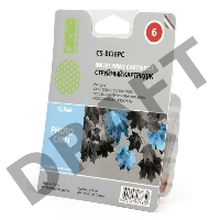 Картридж струйный Cactus CS-BCI6PC фото голубой для Canon S800/ S820/ S900; BJC-8200 (12ml)