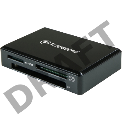 Карт ридер Transcend Black, All-in-One cardreader , USB 3.1 Gen 1