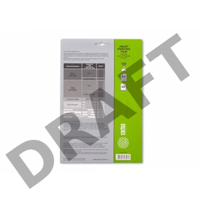 Пленка Cactus для цветных струйных принтеров CS-FA415050 А4 150 г/м2 50 листов