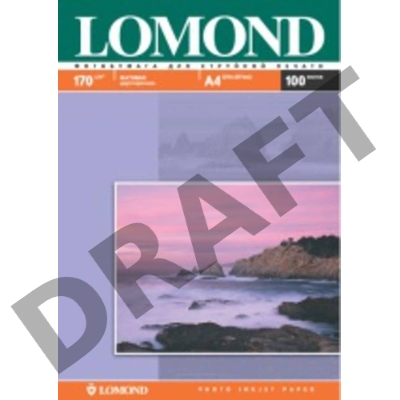 Фотобумага Lomond 0102006 A4/170г/м2/100л./белый матовое/матовое для струйной печати