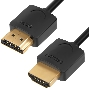 Greenconnect Кабель SLIM 2.0m HDMI 2.0, черный Slim, OD3.8mm, HDR 4:2:2, Ultra HD, 4K 60 fps 60Hz, 3D, AUDIO, 18.0 Гбит/с, 32/32 AWG, GCR-51596 Greenconnect Кабель SLIM 2.0m HDMI 2.0, черный Slim, OD3.8mm, HDR 4:2:2, Ultra HD, 4K 60 fps 60Hz, 3D, AUDIO, 1