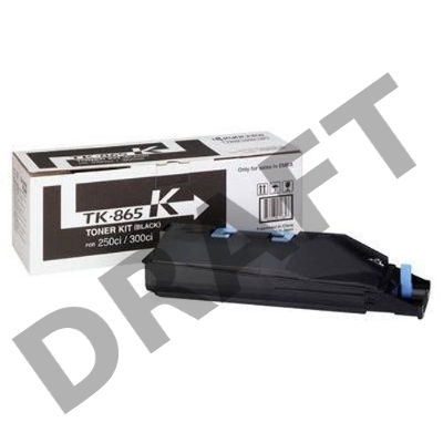 Тонер-картридж Kyocera TK-865K черный для Kyocera TASKalfa 250ci/300ci (20000стр.)