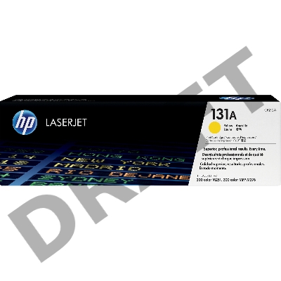 Тонер-картридж HP CF212A желтый LaserJet Pro 200 M251/M276 (1800стр.)