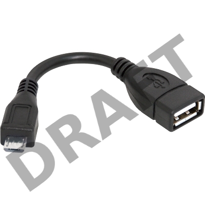 Кабель-переходник Defender microUSB (M) - USB (F)  /для подкл. устр. USB Flash, HDD, мыши, и и т.д./ поддерж. режим OTG.