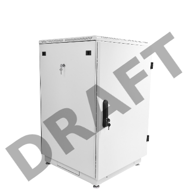 Шкаф телеком. напольный 18U (600x800) дверь металл (ШТК-М-18.6.8-3AAA) (2 коробки)
